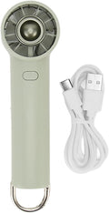 Handheld Mini Fan USB Rechargeable Portable Personal Fan with Ergonomic Grip for Home Office Travel Outdoor