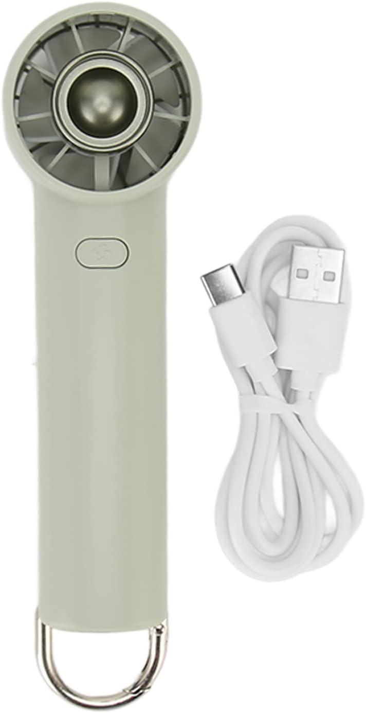Handheld Mini Fan USB Rechargeable Portable Personal Fan with Ergonomic Grip for Home Office Travel Outdoor