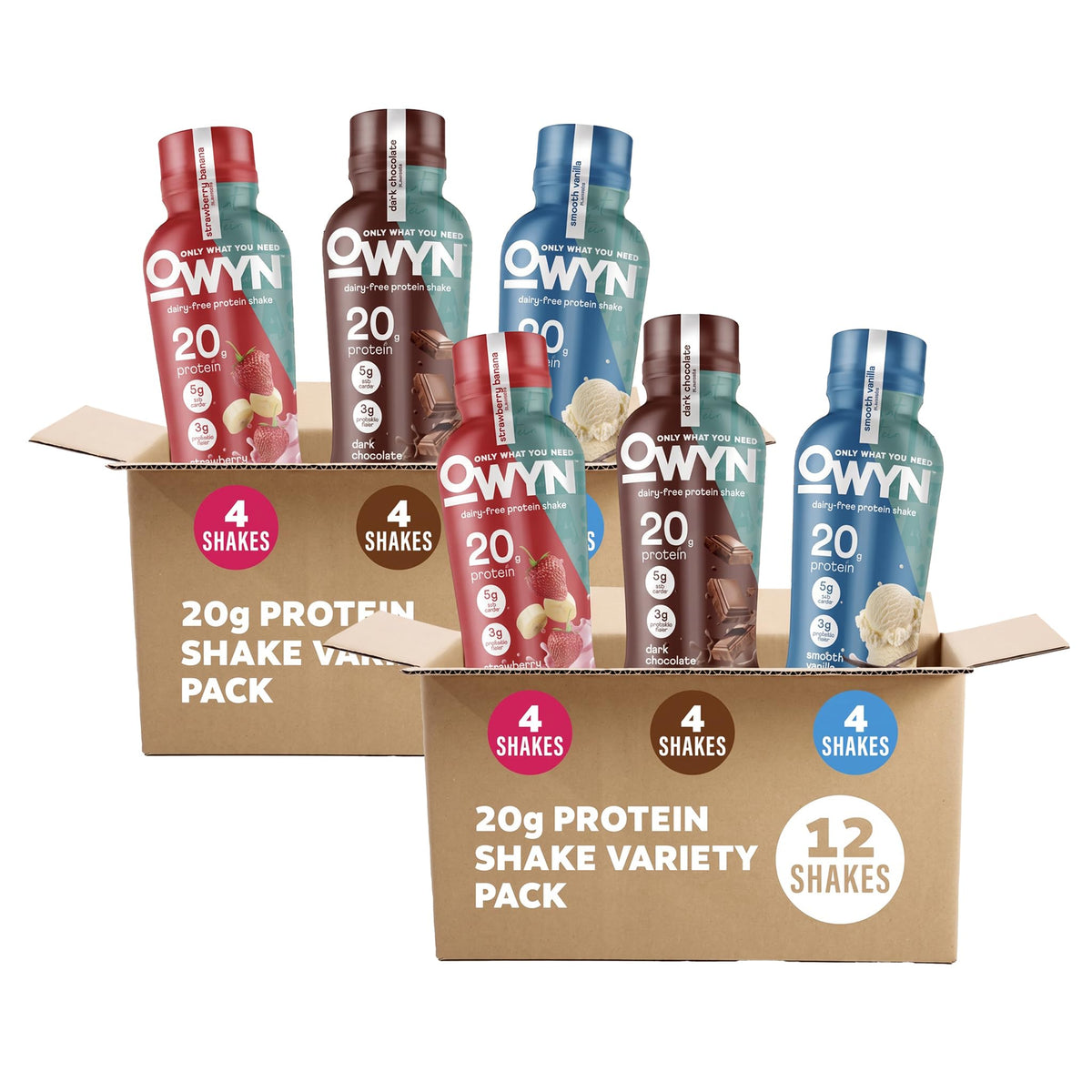 OWYN Only What You Need Cold Brew Coffee Flavored 20g Protein Shake, 12 Ct