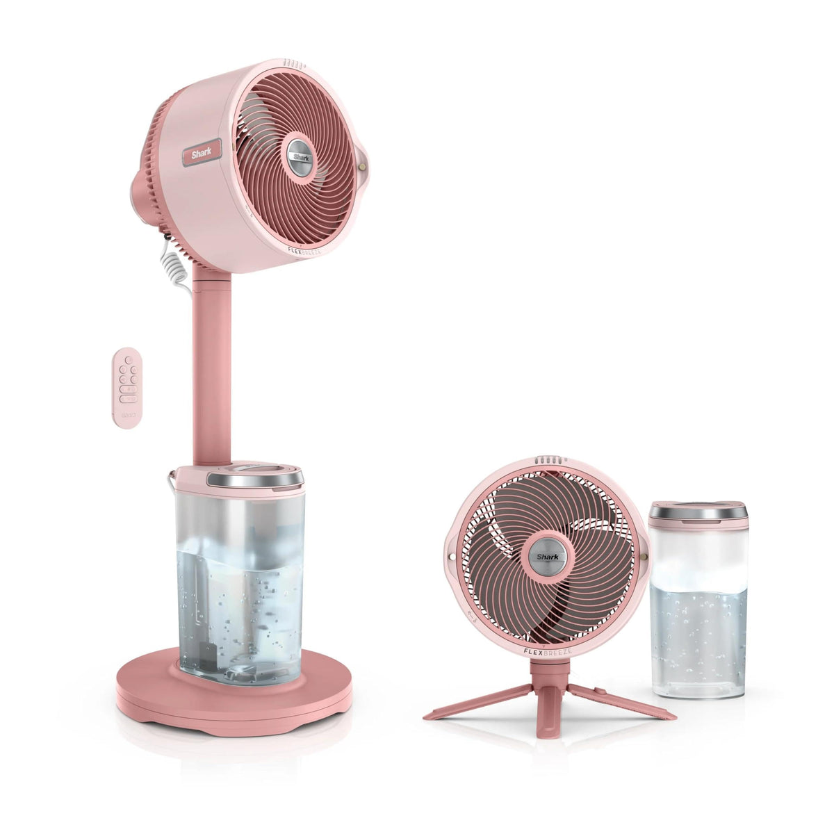 Shark FlexBreeze Pro Mist 2-in-1 Fan with Integrated Mist, White, FA302WH